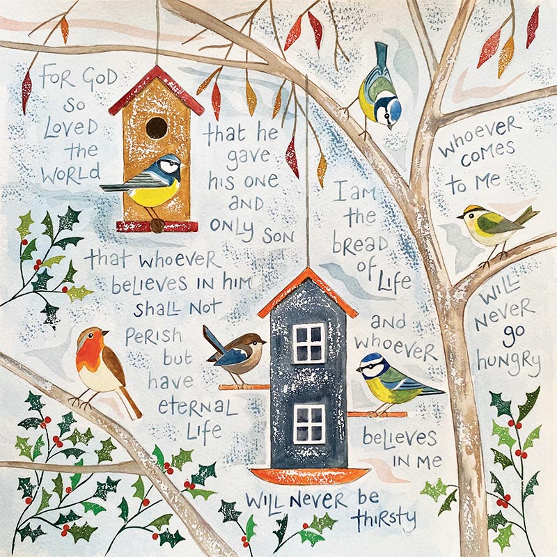 HANNAH DUNNETT BREAD OF LIFE CHRISTMAS CARD