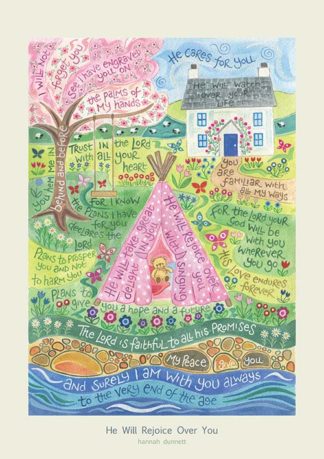 HANNAH DUNNETT HE WILL REJOICE OVER YOU CARD