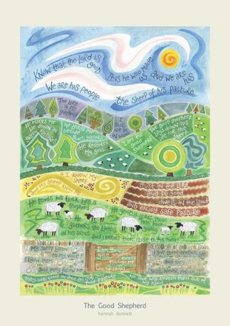 THE GOOD SHEPHERD HANNAH DUNNETT PRINT