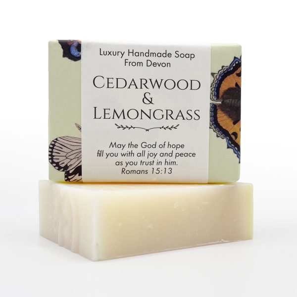 CEDARWOOD AND LEMONGRASS HANDMADE SOAP