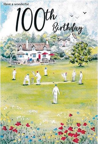 HAPPY BIRTHDAY 100 CARD