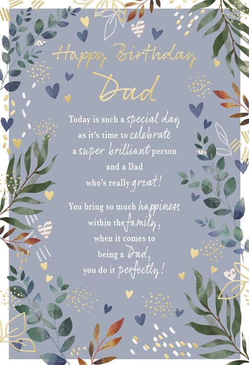DAD BIRTHDAY CARD