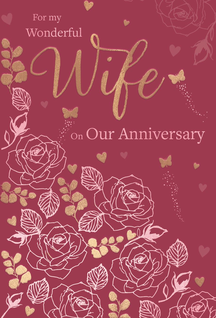 WIFE ANNIVERSARY CARD