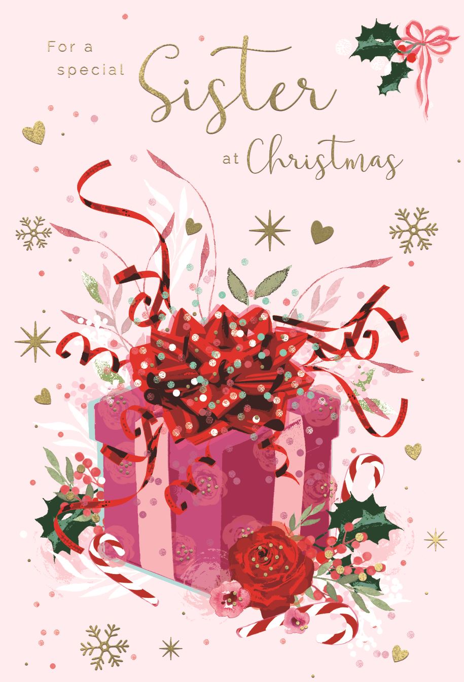 SISTER CHRISTMAS CARD SISTER CHRISTMAS CARD