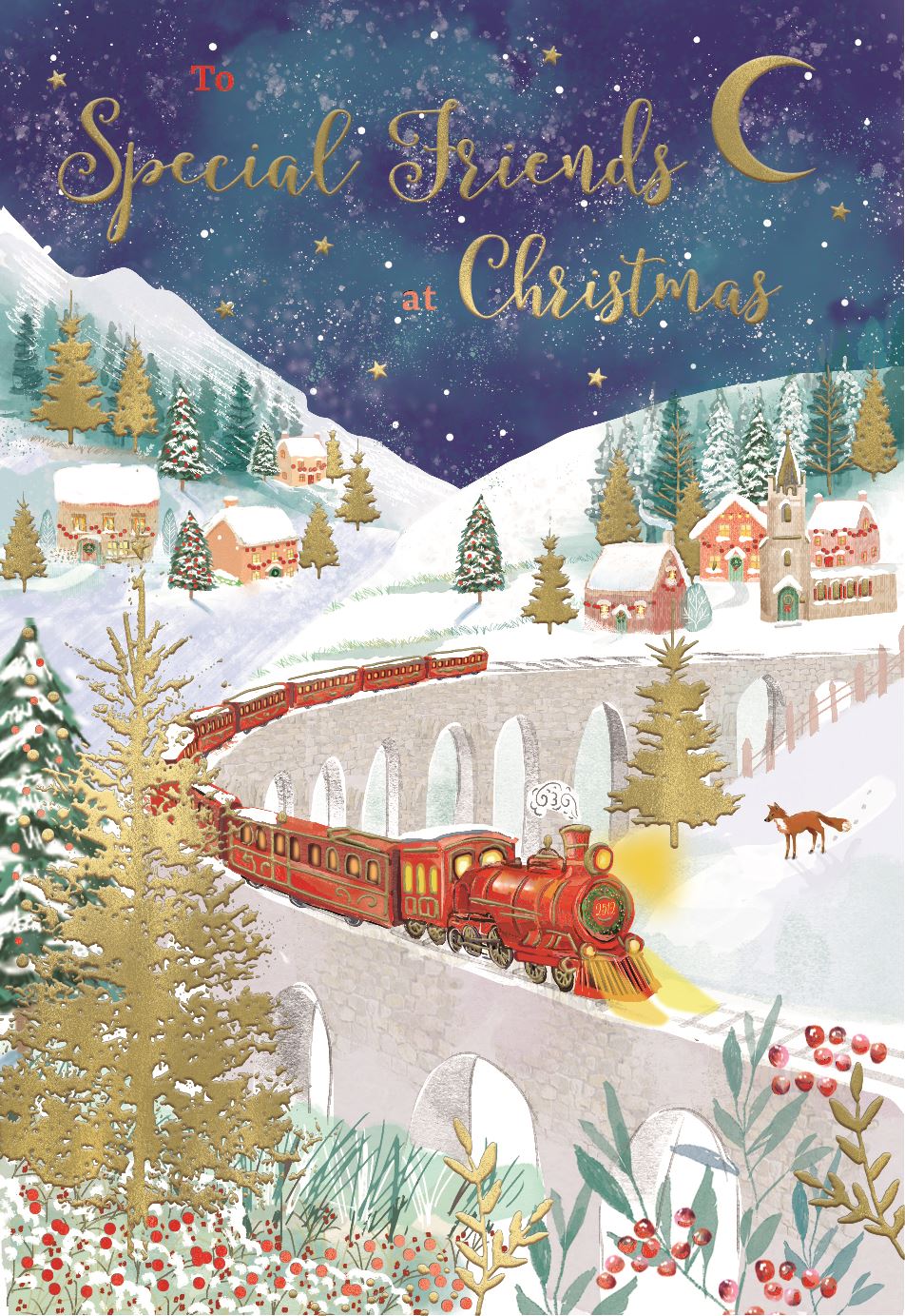 FRIENDS CHRISTMAS CARD