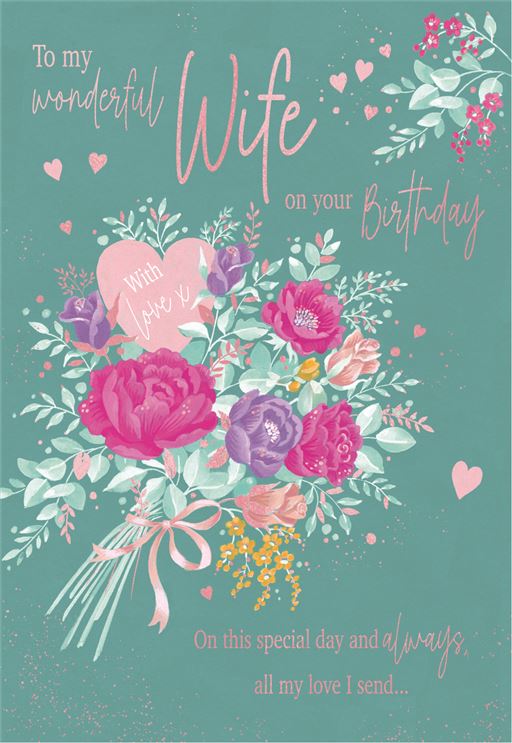 WIFE BIRTHDAY CARD