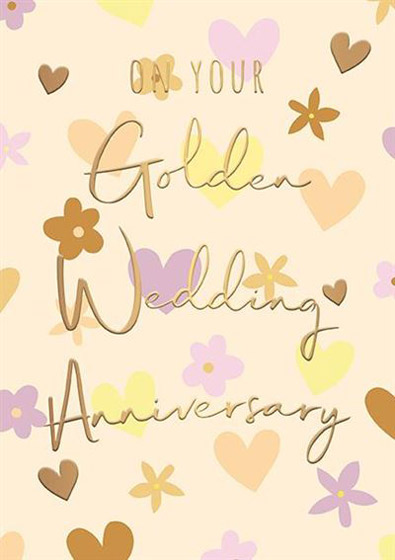 GOLDEN ANNIVERSARY CARD