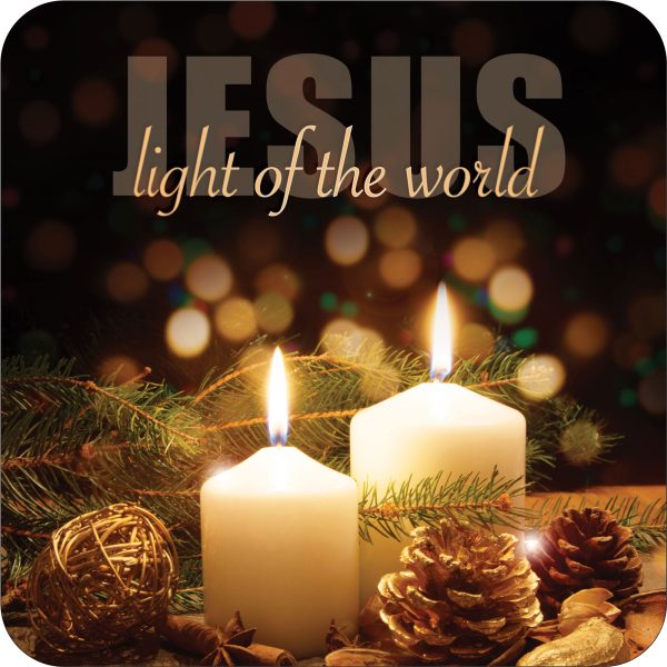 LIGHT CHRISTMAS COASTER