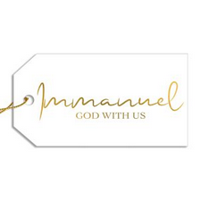 IMMANUEL CHRISTMAS TAGS PACK OF 12