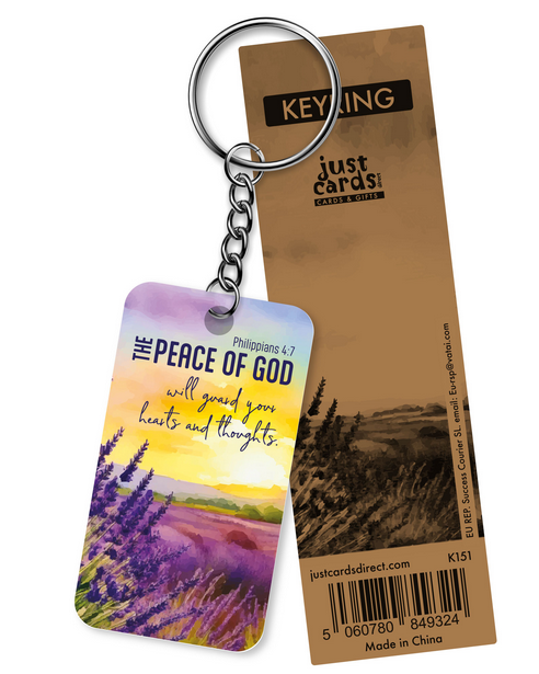 PEACE OF GOD KEYRING