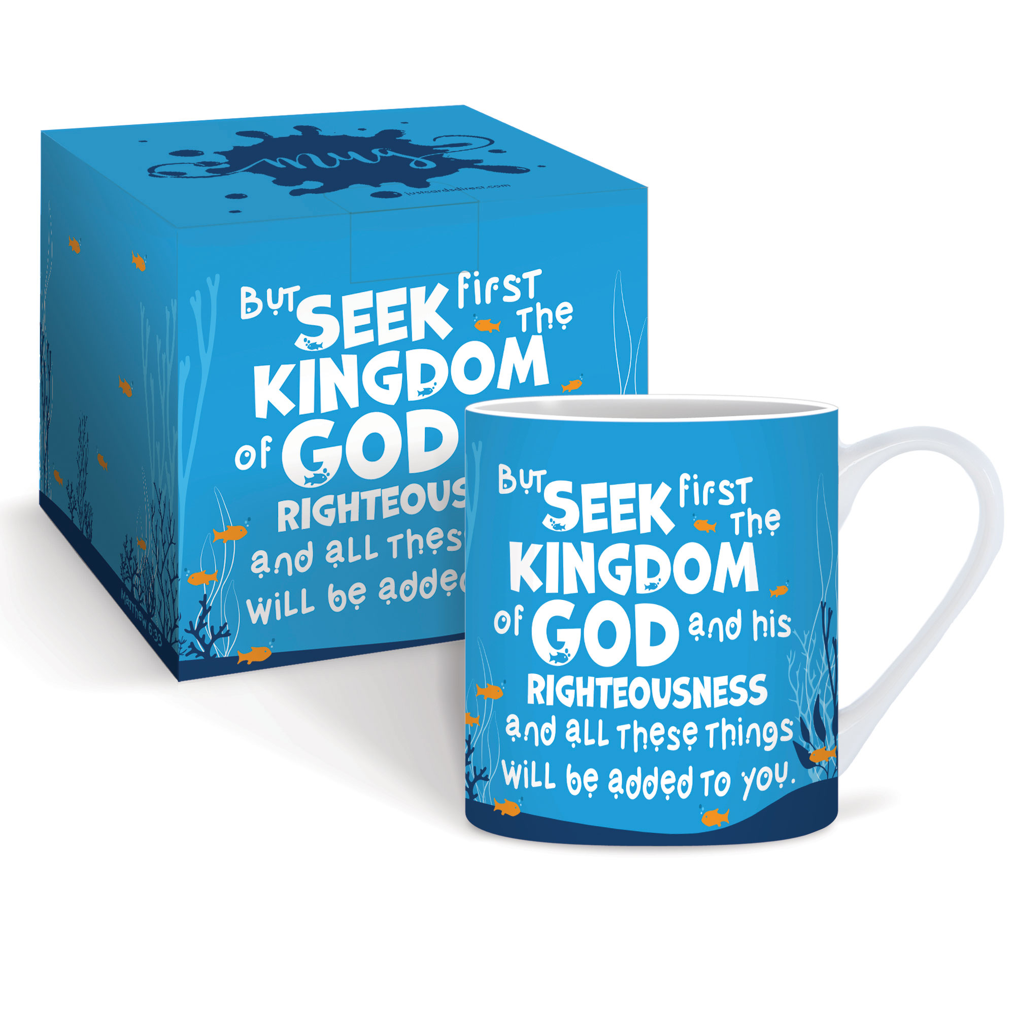 SEEK FIRST MUG