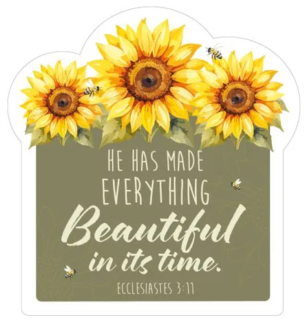 SUNFLOWER VINYL STICKER