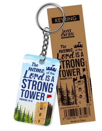 STRONG TOWER KEYRING