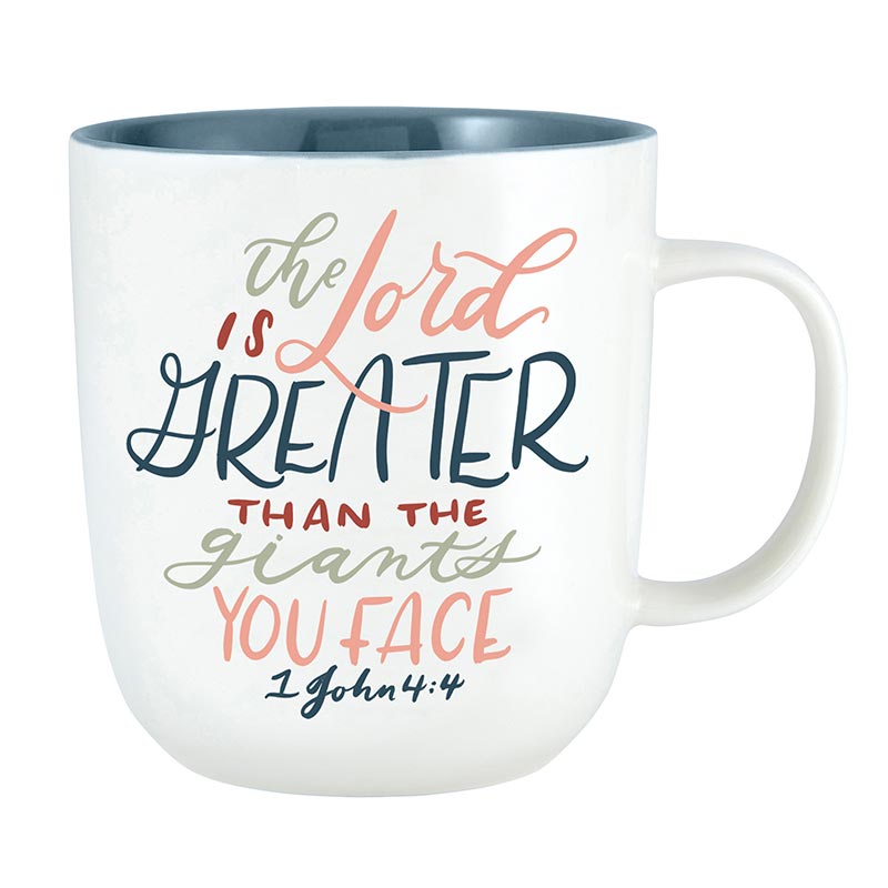 LORD IS GREATER MUG