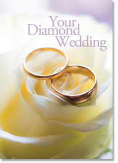 DIAMOND WEDDING ANNIVERSARY CARD