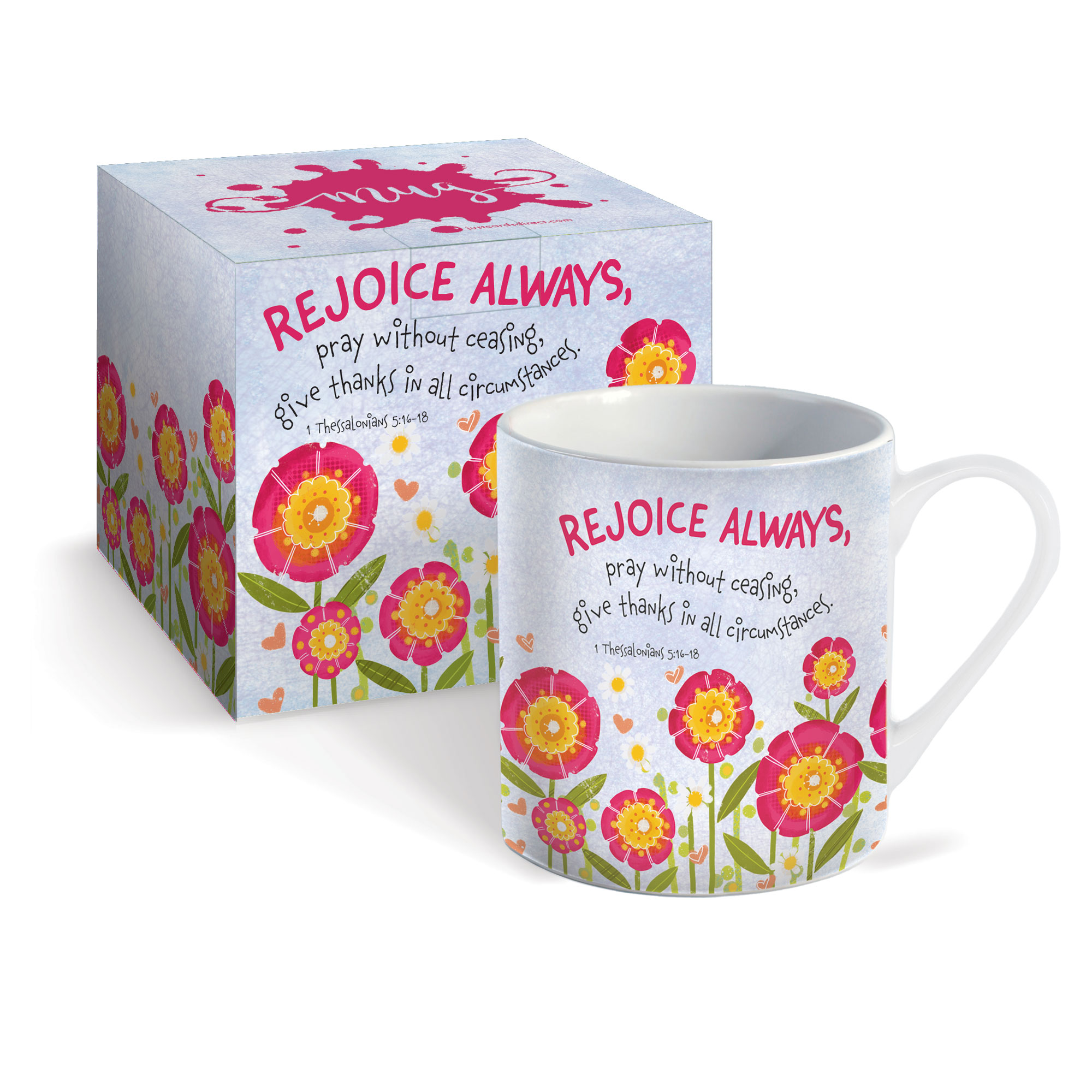 REJOICE ALWAYS MUG 