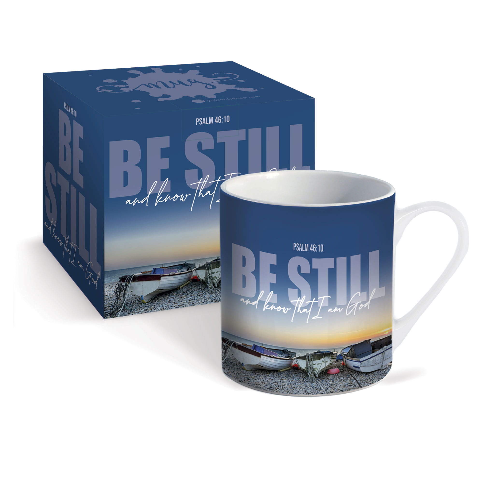 BE STILL BOAT MUG 