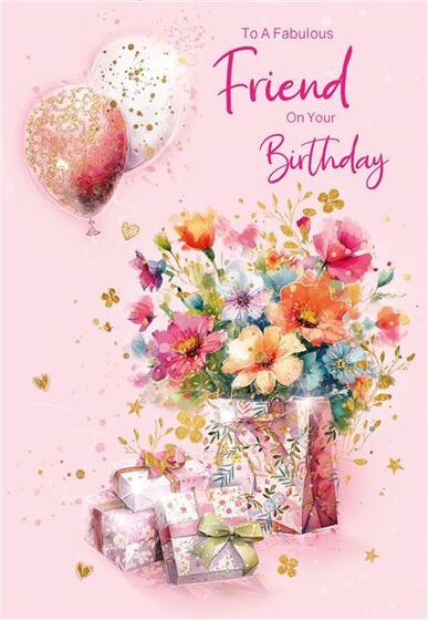 BIRTHDAY CARD FEMALE FRIEND