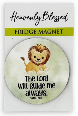 THE LORD WILL GUIDE ME ALWAYS FRIDGE MAGNET