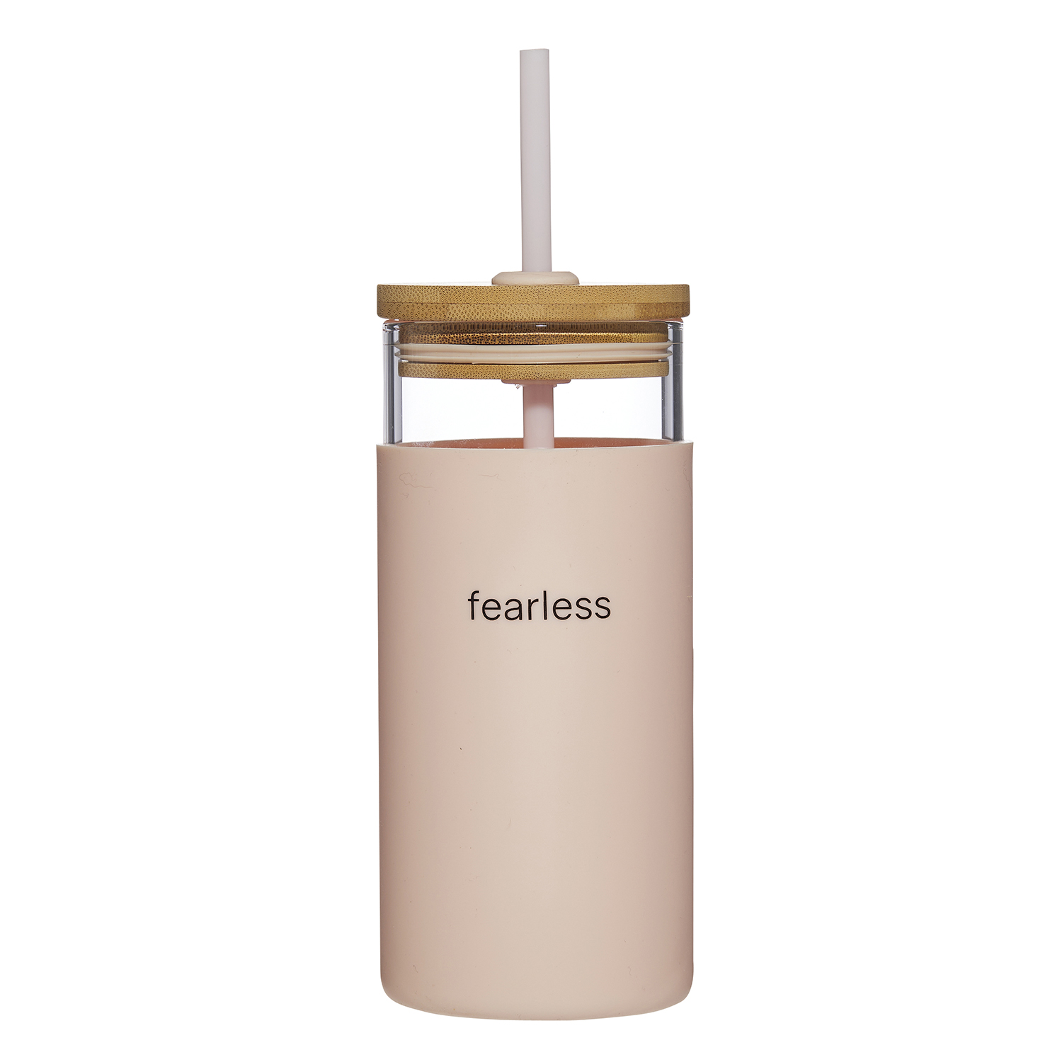 FEARLESS GLASS AND BAMBOO TUMBLER