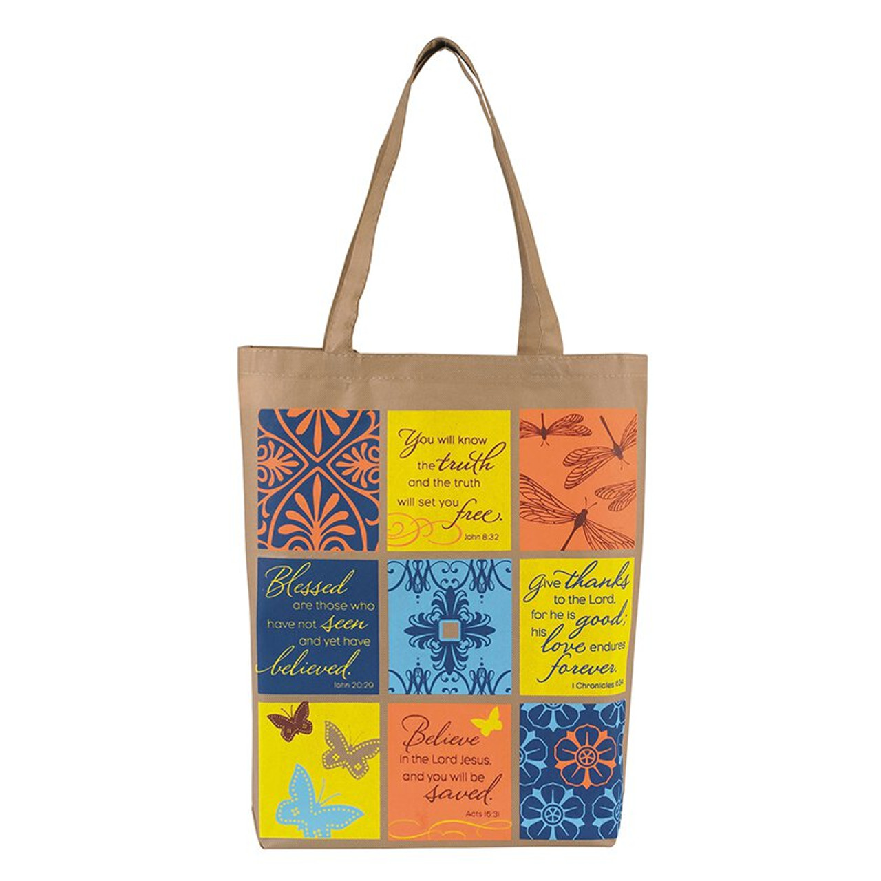 PATCHWORK PROMISES TOTE BAG