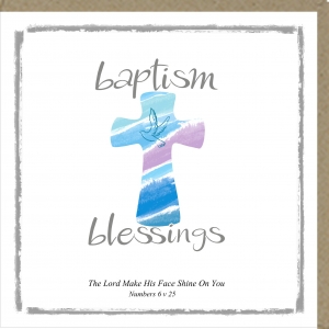 BAPTISM BLESSINGS CARD
