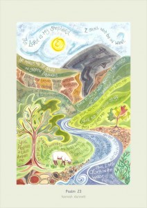 HANNAH DUNNETT CARD PSALM 23