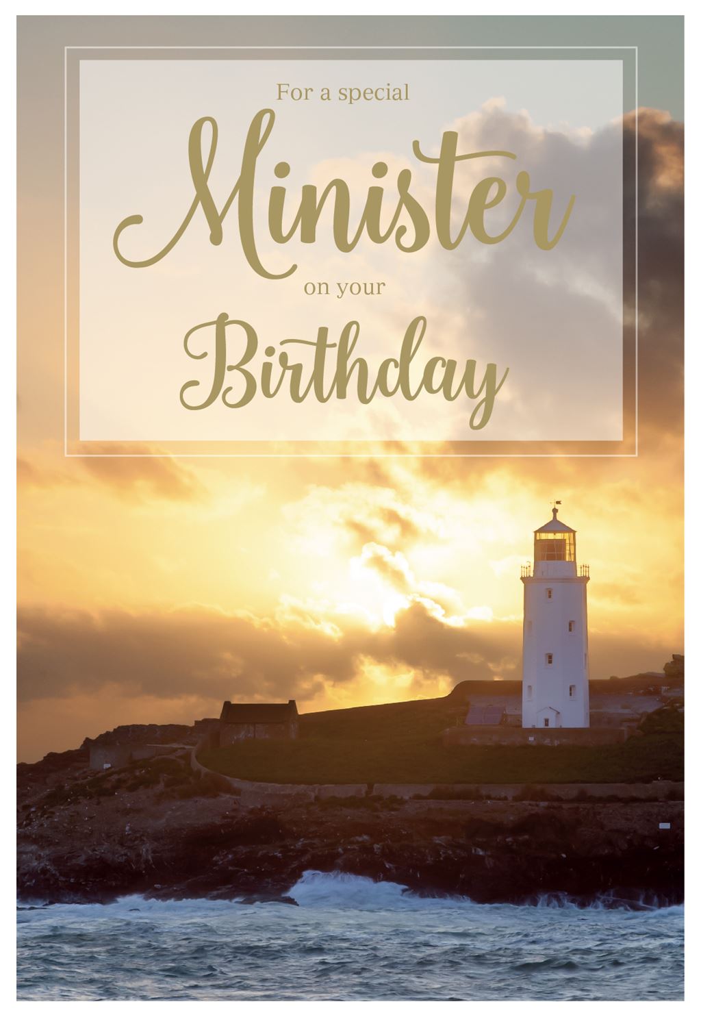 MINISTER BIRTHDAY LIGHTHOUSE