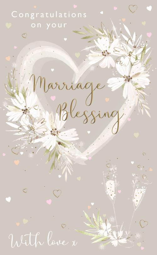 WEDDING MARRIAGE BELSSING CARD