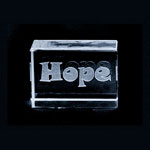 CRYSTAL GLASS BLOCK HOPE