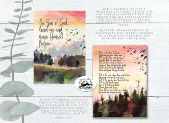THE SON OF GOD BIBLE CARD   
