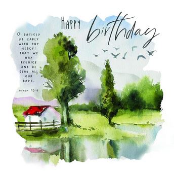 SATISFY US BIRTHDAY GREETINGS CARD