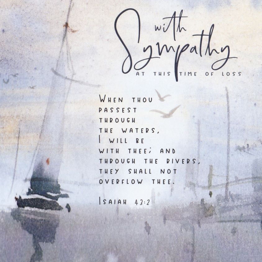 WITH SYMPATHY CARD