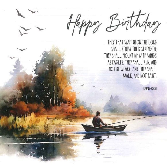 LAKESIDE BIRTHDAY CARD 