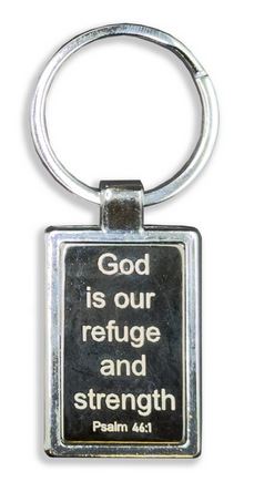 GOD IS OUR REFUGE KEYRING