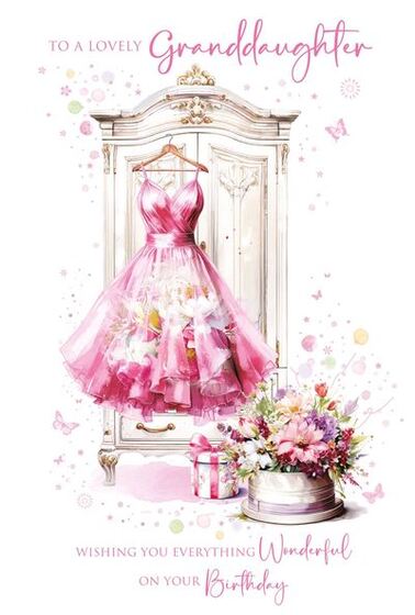 GRANDDAUGHTER BIRTHDAY CARD