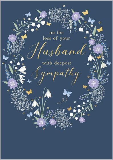 HUSBAND SYMPATHY CARD