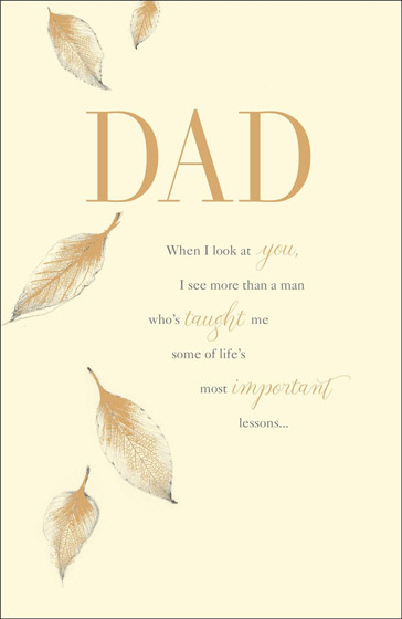 DAD BIRTHDAY GREETING CARD