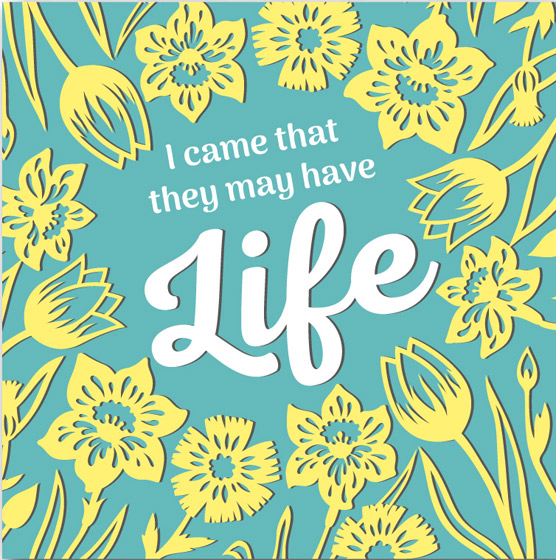 LIFE EASTER CARDS PACK OF 5