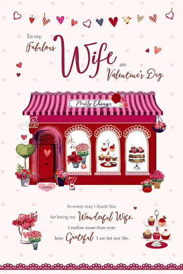 WIFE VALENTINE'S DAY CARD