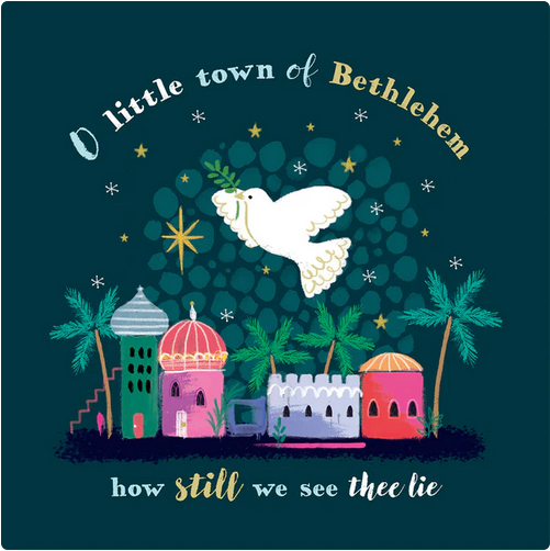 COMPASSION CHARITY CARDS: DOVE OVER BETHLEHEM (10 PACK)