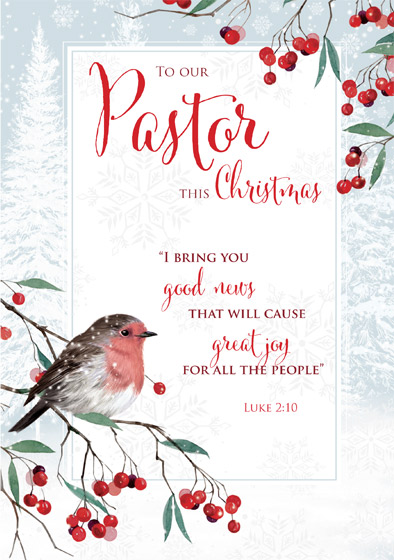 PASTOR CHRISTMAS CARD