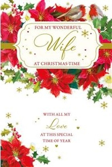 WIFE CHRISTMAS CARD