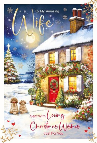 WIFE CHRISTMAS CARD