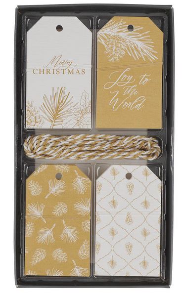 16 CHRISTMAS GIFT TAGS BOX