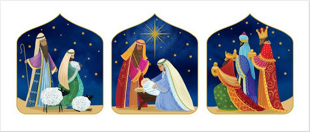 NEWBORN KING CHRISTMAS CARDS PACK OF 10