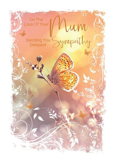 LOSS OF MUM GREETINGS CARD