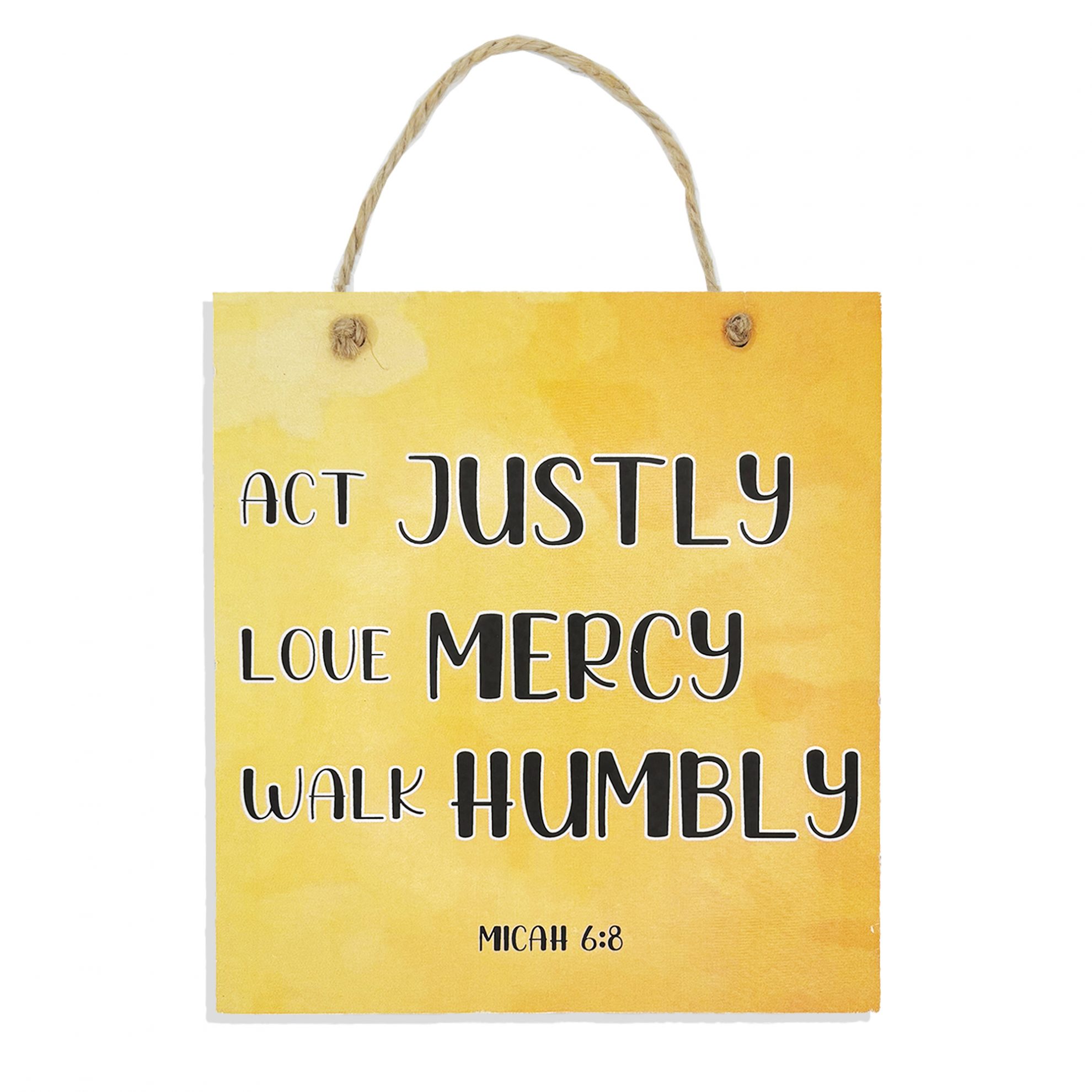 ACT JUSTLY COLOURED PLAQUE
