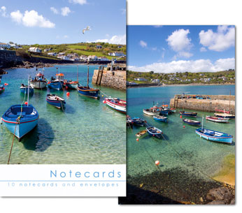 COVERACK HARBOUR NOTELETS PACK OF 10