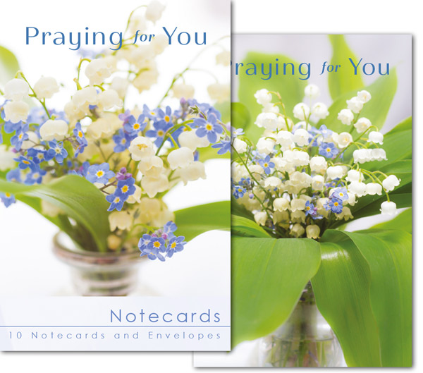 LILY VALLEY NOTELETS PACK OF 10